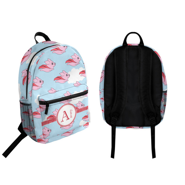 Flying Pigs Backpack front and back - Apvl