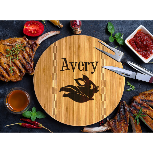 Flying Pigs Bamboo Cutting Boards - LIFESTYLE