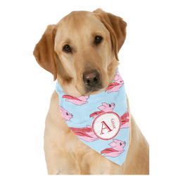 Flying Pigs Dog Bandana Scarf w/ Name and Initial