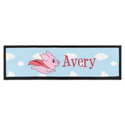 Flying Pigs Bar Mat - Large (Personalized)