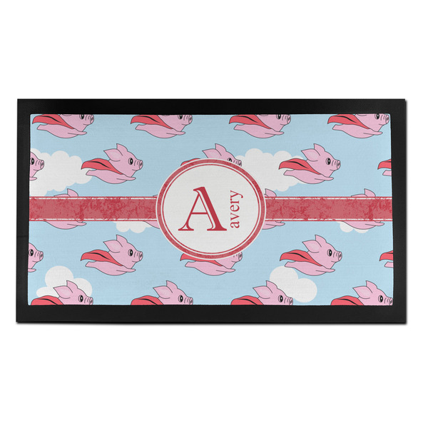 Custom Flying Pigs Bar Mat - Small (Personalized)