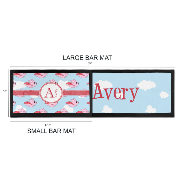 Flying Pigs Bar Mats - Sizing Chart