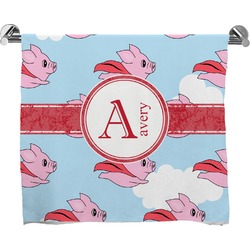 Flying Pigs Bath Towel (Personalized)