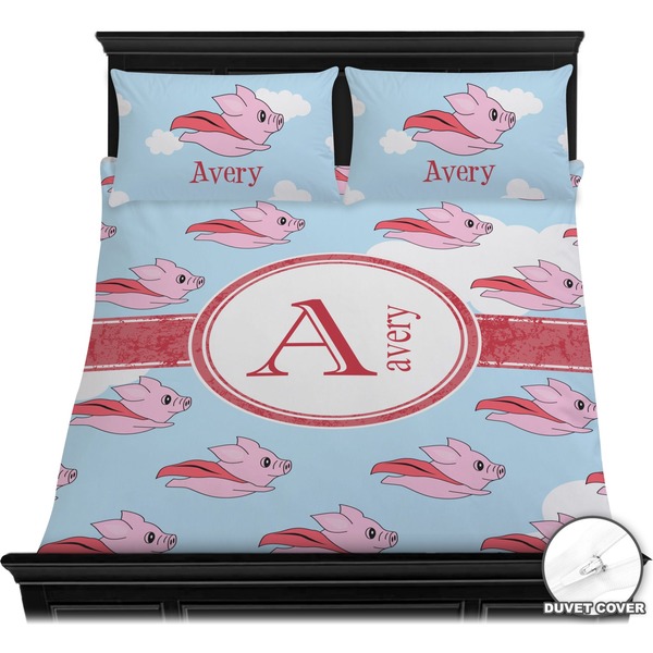 Flying Pigs Bedding Set (Queen) - Duvet