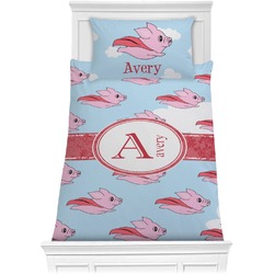 Flying Pigs Comforter Set - Twin (Personalized)