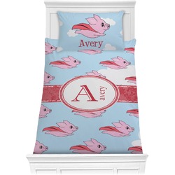 Flying Pigs Comforter Set - Twin XL (Personalized)