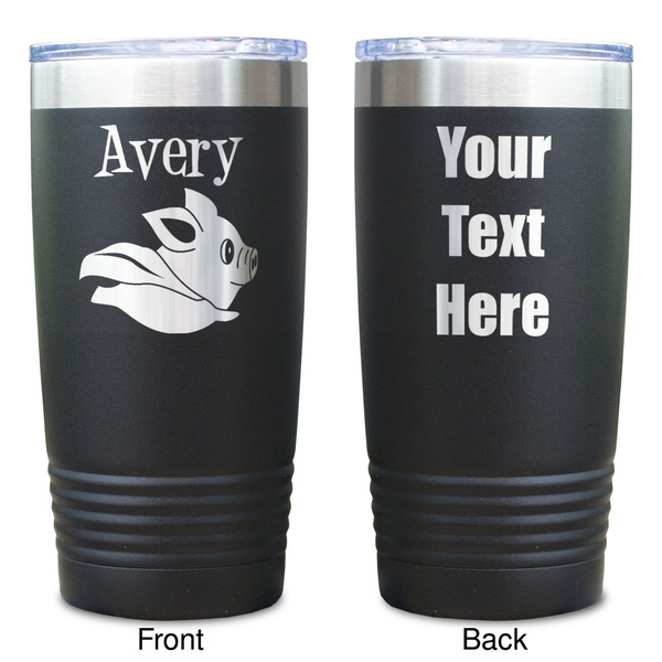 Flying Pigs Black Polar Camel Tumbler - 20oz - Double Sided  - Approval