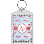 Flying Pigs Bling Keychain (Personalized)