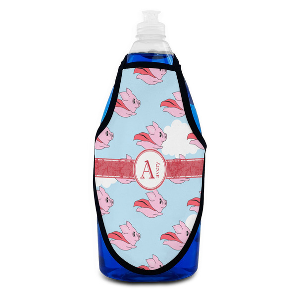 Flying Pigs Bottle Apron - Soap - FRONT