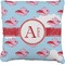 Flying Pigs Faux-Linen Throw Pillow 18" (Personalized)
