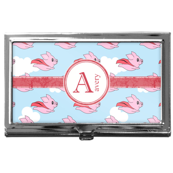Custom Flying Pigs Business Card Case
