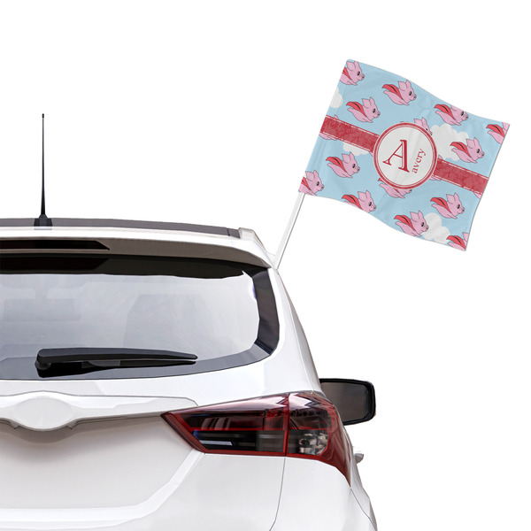 Flying Pigs Car Flag - Large - LIFESTYLE