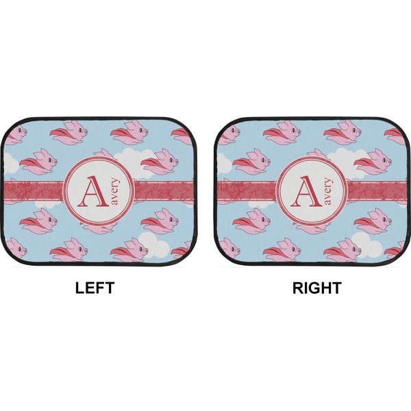 Flying Pigs Car Floor Mats (Back Seat) (Approval)