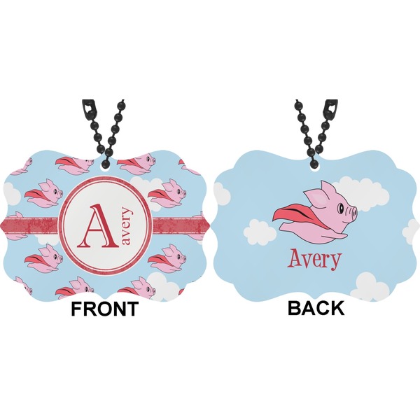 Flying Pigs Car Ornament (Approval)