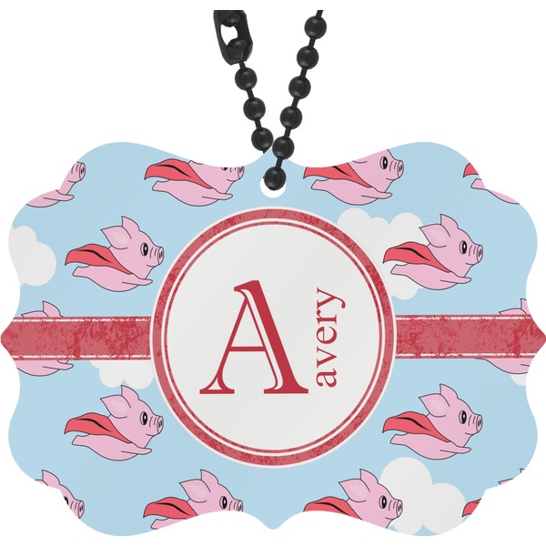 Custom Flying Pigs Rear View Mirror Decor (Personalized)