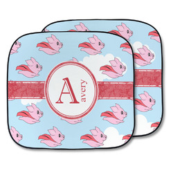 Flying Pigs Car Sun Shade - Two Piece (Personalized)