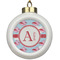 Flying Pigs Ceramic Ball Ornament (Personalized)