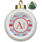 Flying Pigs Ceramic Ball Ornament - Christmas Tree (Personalized)