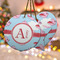 Flying Pigs Ceramic Ornament w/ Name and Initial