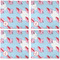 Flying Pigs Cloth Napkins - Personalized Dinner (APPROVAL) Set of 4