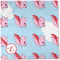 Flying Pigs Cloth Napkins - Personalized Dinner (Full Open)