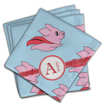 Flying Pigs Cloth Napkins (Set of 4) (Personalized)