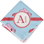 Flying Pigs Cloth Napkin w/ Name and Initial