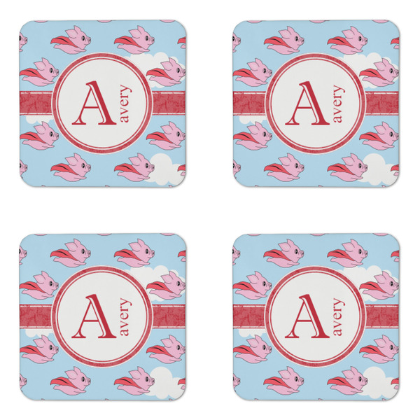 Flying Pigs Coaster Set - APPROVAL