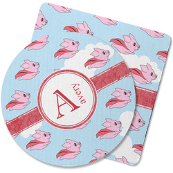 Flying Pigs Rubber Backed Coaster (Personalized)