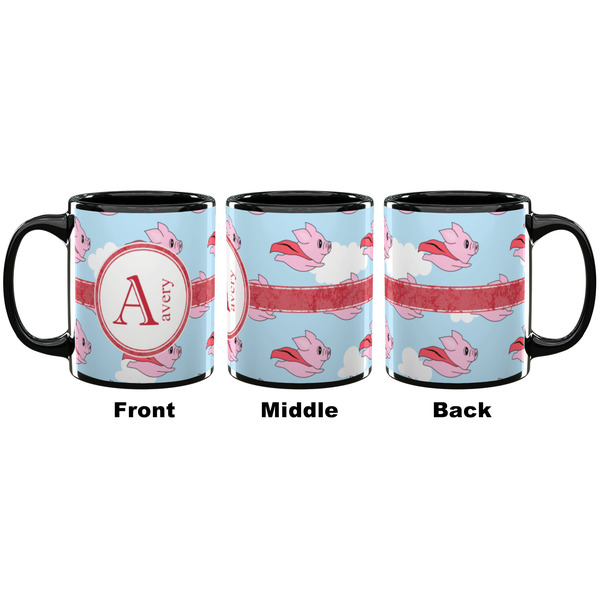Flying Pigs Coffee Mug - 11 oz - Black APPROVAL