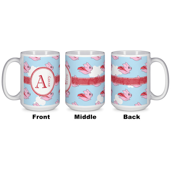 Flying Pigs Coffee Mug - 15 oz - White APPROVAL