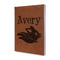 Flying Pigs Cognac Leatherette Journal - Main