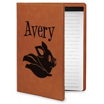 Flying Pigs Leatherette Portfolio with Notepad - Small - Single Sided (Personalized)