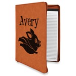 Flying Pigs Leatherette Zipper Portfolio with Notepad (Personalized)
