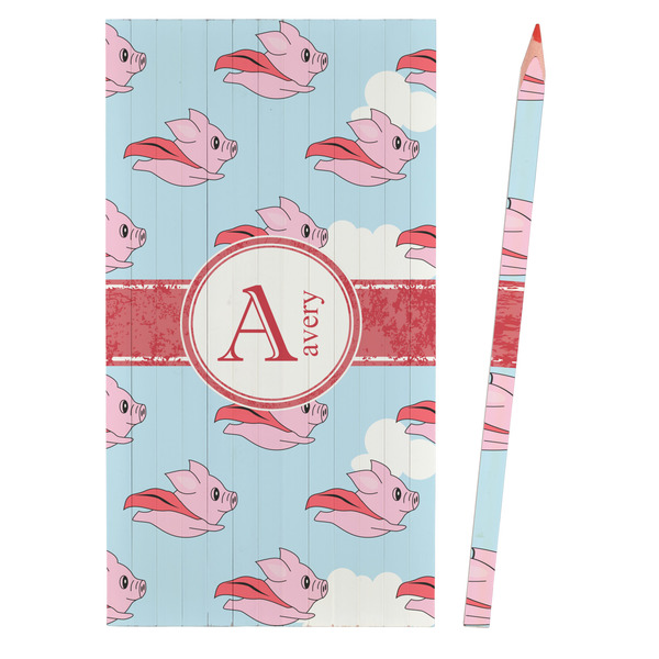 Flying Pigs Colored Pencils - Front View