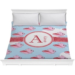 Flying Pigs Comforter - King (Personalized)