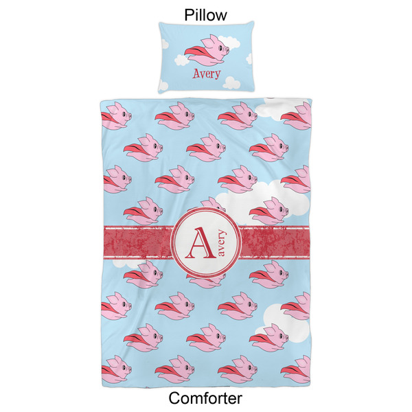 Flying Pigs Comforter Set - Twin XL - Approval