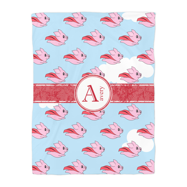 Flying Pigs Comforter - Twin - Front