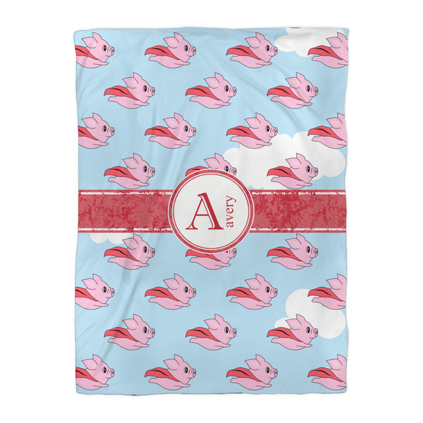 Flying Pigs Comforter - Twin XL - Front