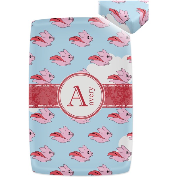 Flying Pigs Crib Fitted Sheet - Apvl