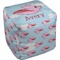 Flying Pigs Cube Poof Ottoman (Bottom)