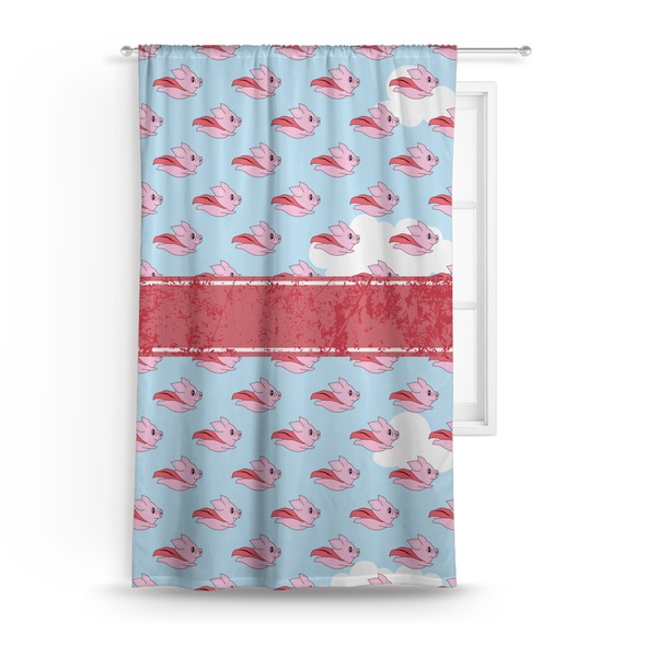 Custom Flying Pigs Curtain - 50"x84" Panel