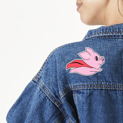 Flying Pigs Large Custom Shape Patch (Personalized)