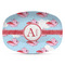 Flying Pigs Plastic Platter - Microwave & Oven Safe Composite Polymer (Personalized)
