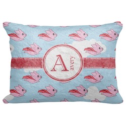 Flying Pigs Decorative Baby Pillowcase - 16"x12" (Personalized)
