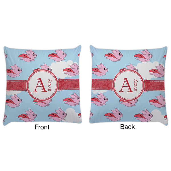 Flying Pigs Decorative Pillow Case - Approval