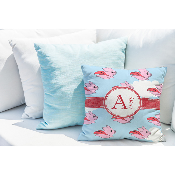 Flying Pigs Decorative Pillow Case - LIFESTYLE 2