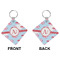 Flying Pigs Diamond Keychain (Front + Back)