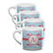 Flying Pigs Double Shot Espresso Mugs - Set of 4 Front