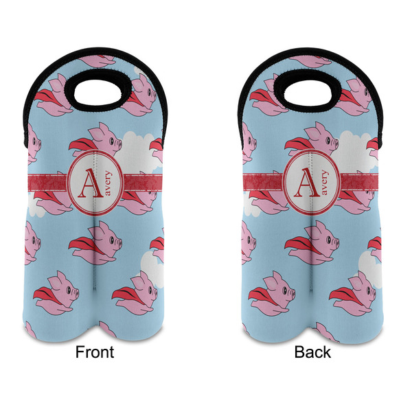 Flying Pigs Double Wine Tote - APPROVAL (new)
